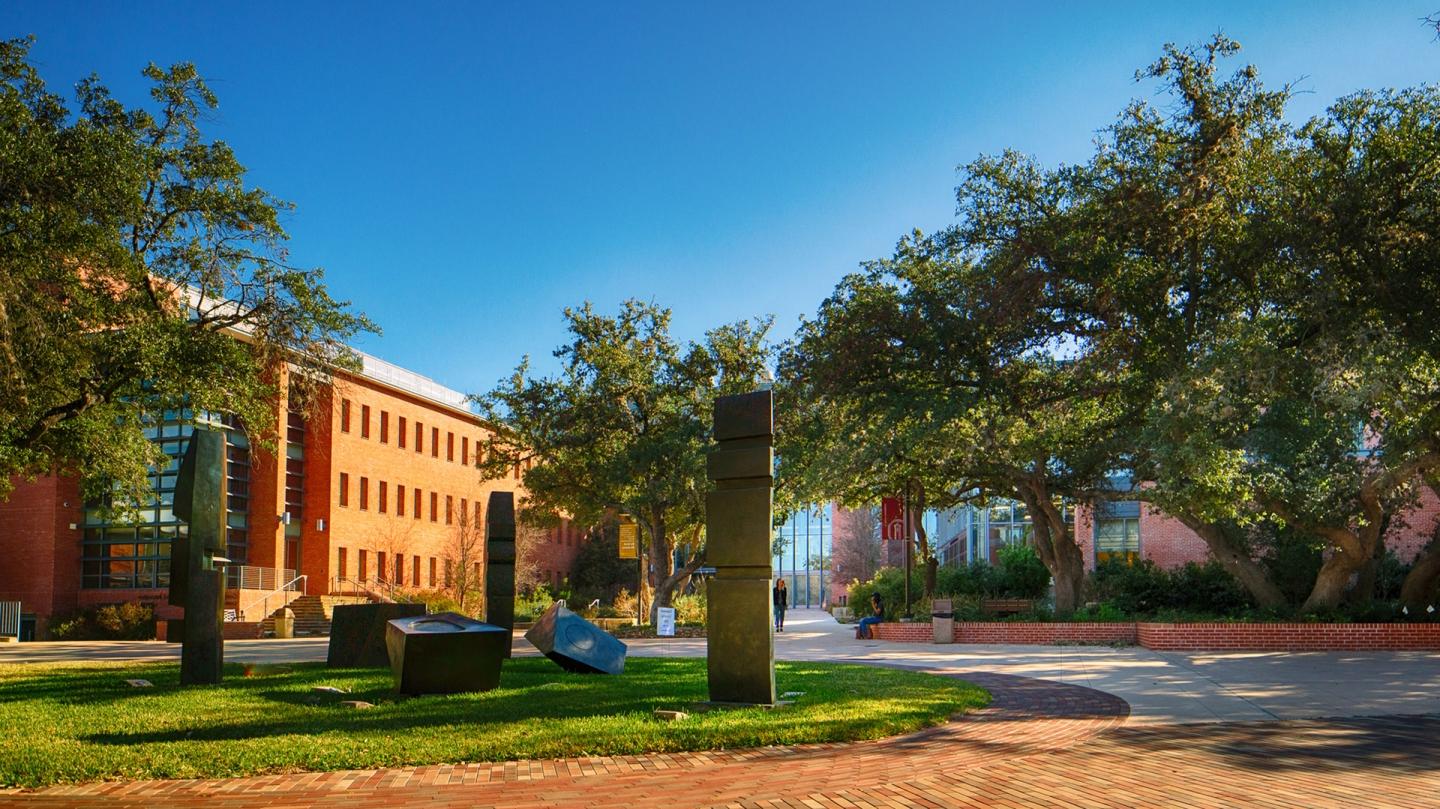 Collage of campus scenery