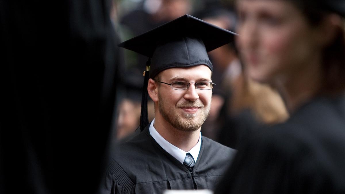 graduate portrait of a student